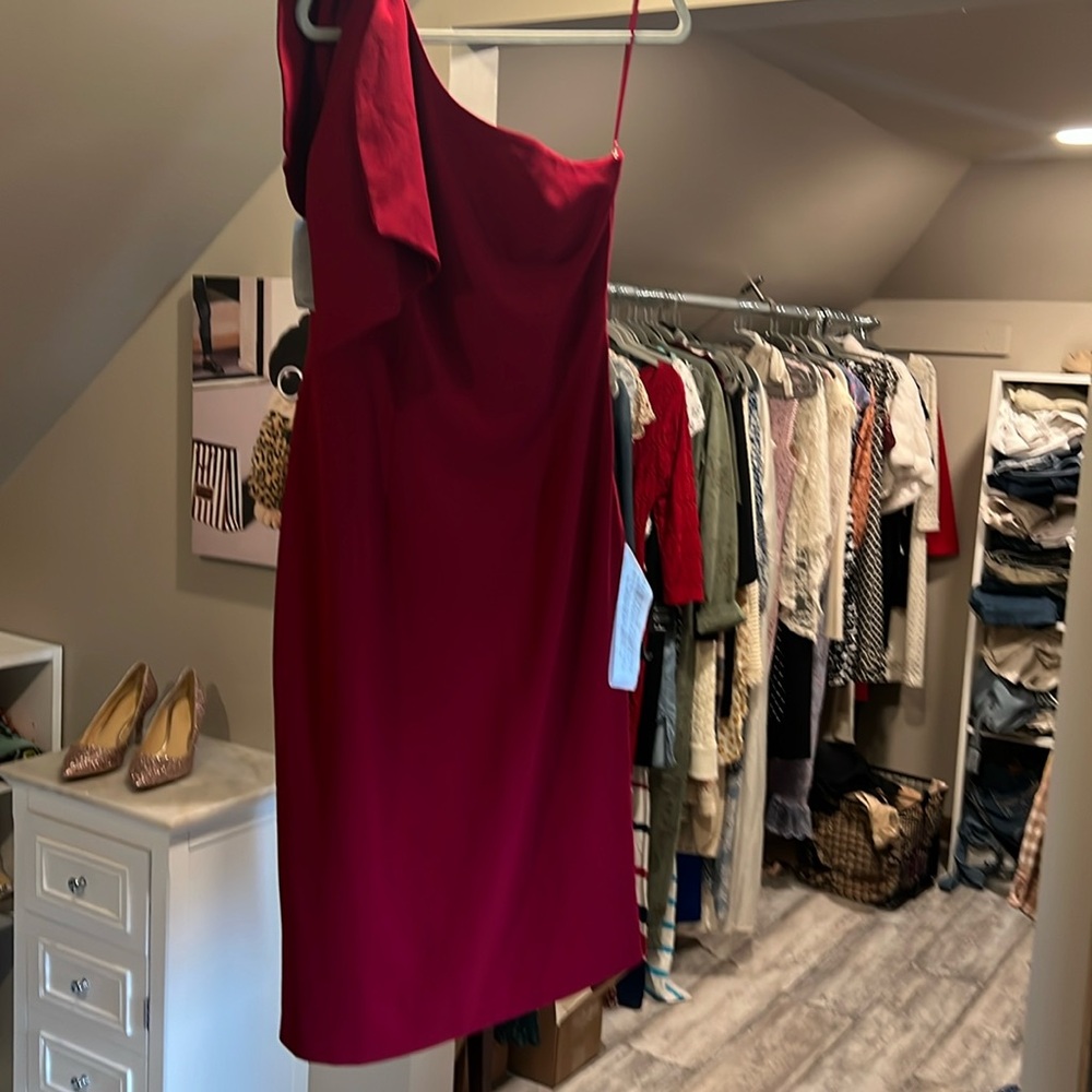 Dress the Population One Shoulder Tiffany dress size large